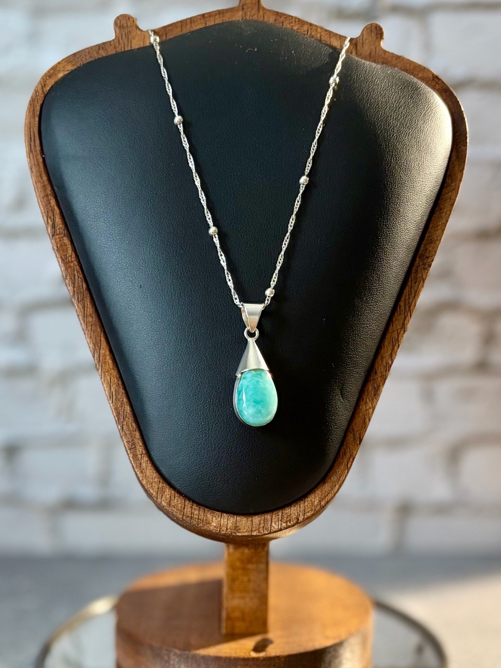 925 Sterling Silver Reversible Purple Green Stone Pendant Italy Chain Necklace